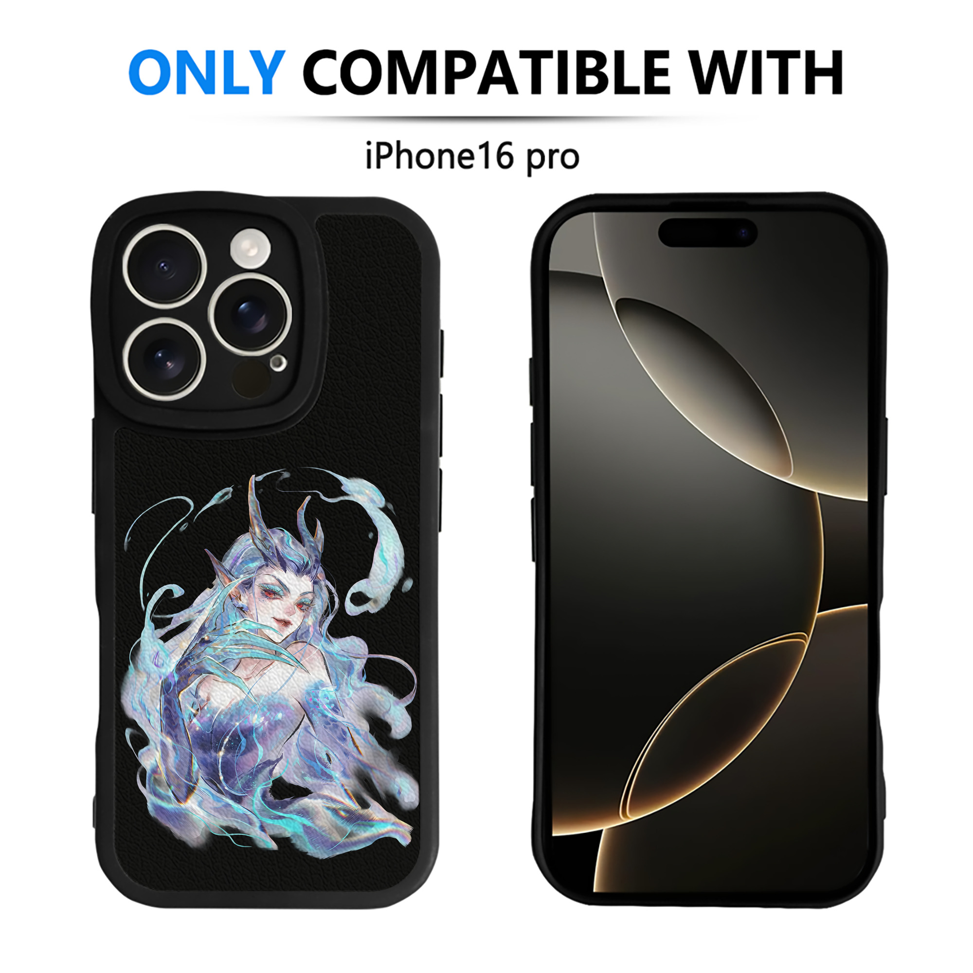 （画像用） Ne Zha 2 ナタ 魔童の大暴れ 【iPhone 16シリーズ対応】シリコンスマホケース（レザー調） 材質：シリコン